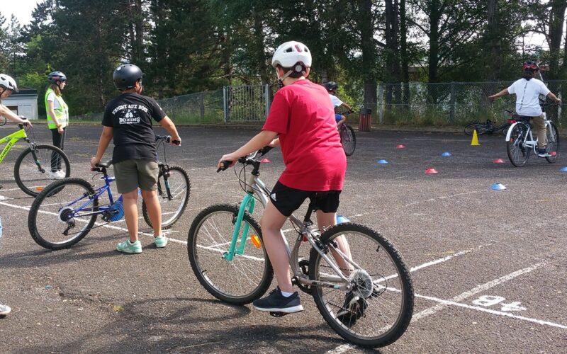 Retour sur la première séance de vélo-école